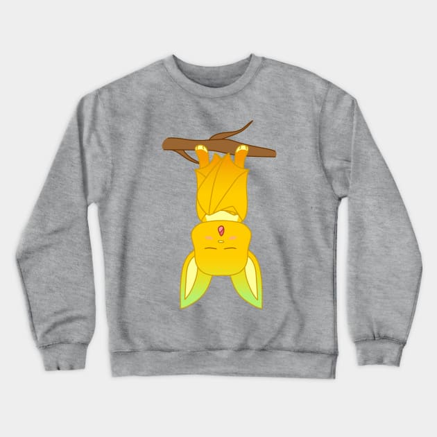 Mango Fruit Bat Crewneck Sweatshirt by chibifox